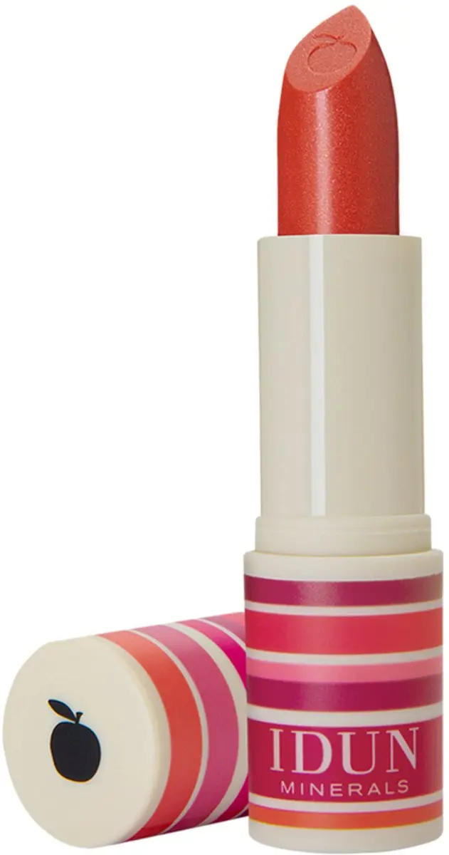 Idun Minerals Frida Lippenstift - Oranje/Roos
