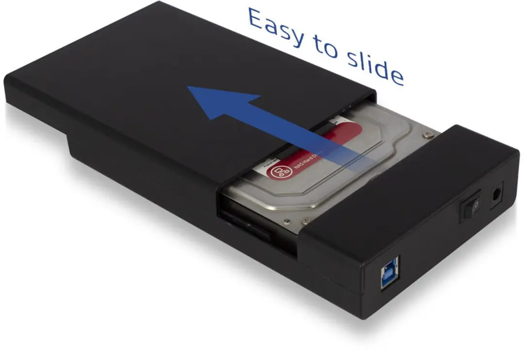 ACT AC1405 3,5" SATA Harde Schijf Behuizing - USB 3.2 Gen1 - Zwart
