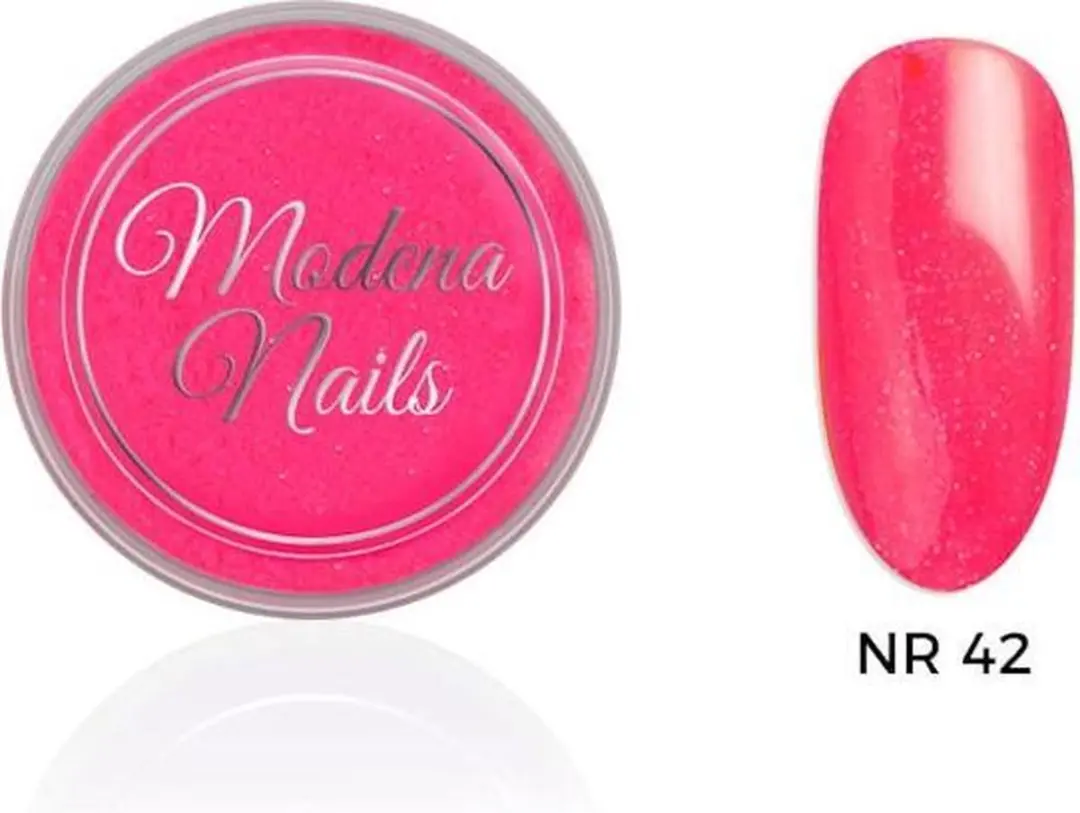 Modena Nails Acryl Neon Glitter Roze 42