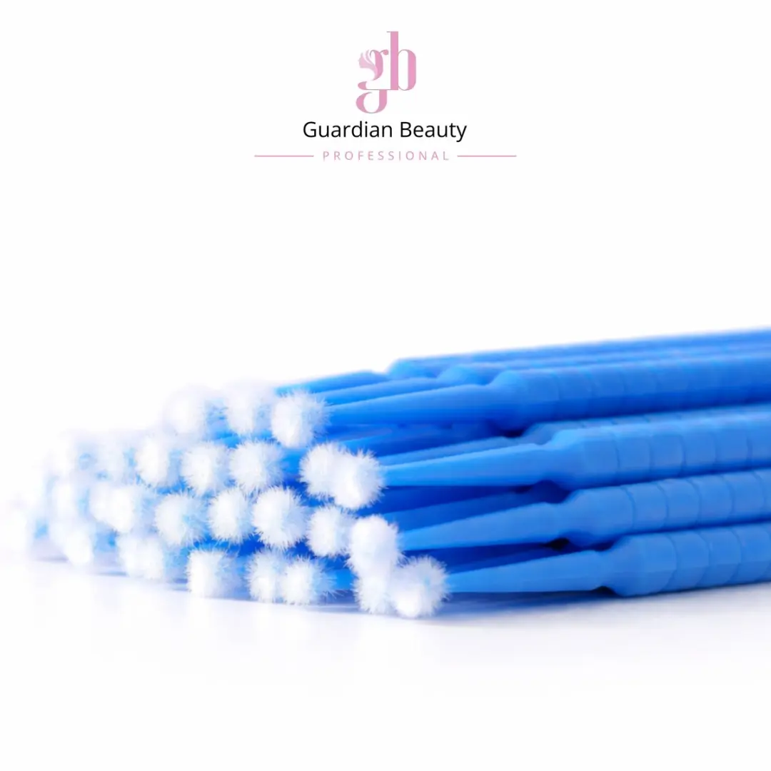 Guardian Beauty Wimperborstels & Microborstels - 300 Stuks - Roze/Zwart/Blauw