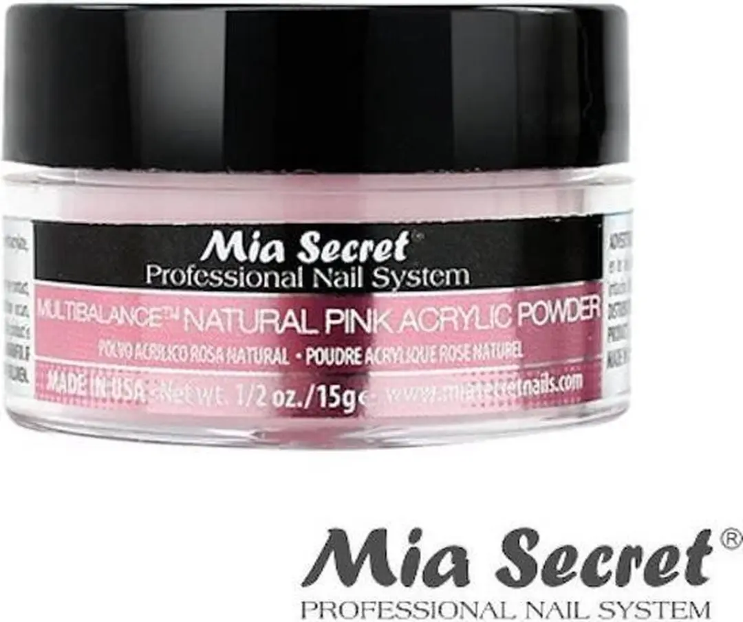 Mia Secret Acrylpoeder Natuurlijk Roze 15ml