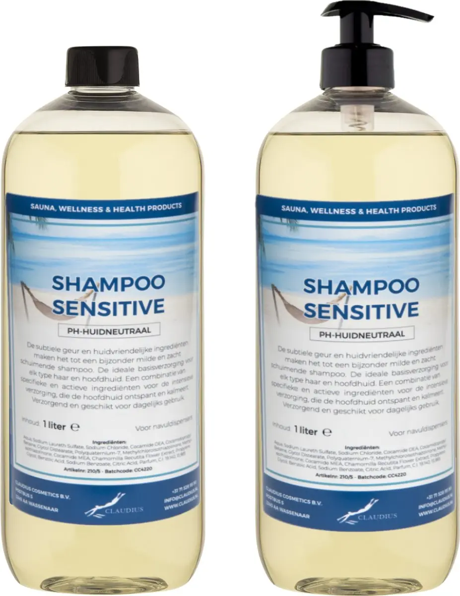 Splashbox Cosmetics Sensitive Care Shampoo 2x1L