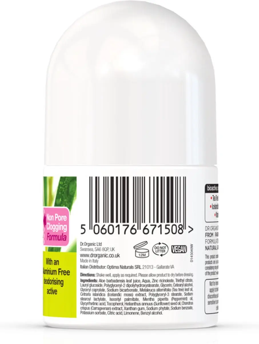 Dr Organic Tea Tree Deodorant - 6x50ml