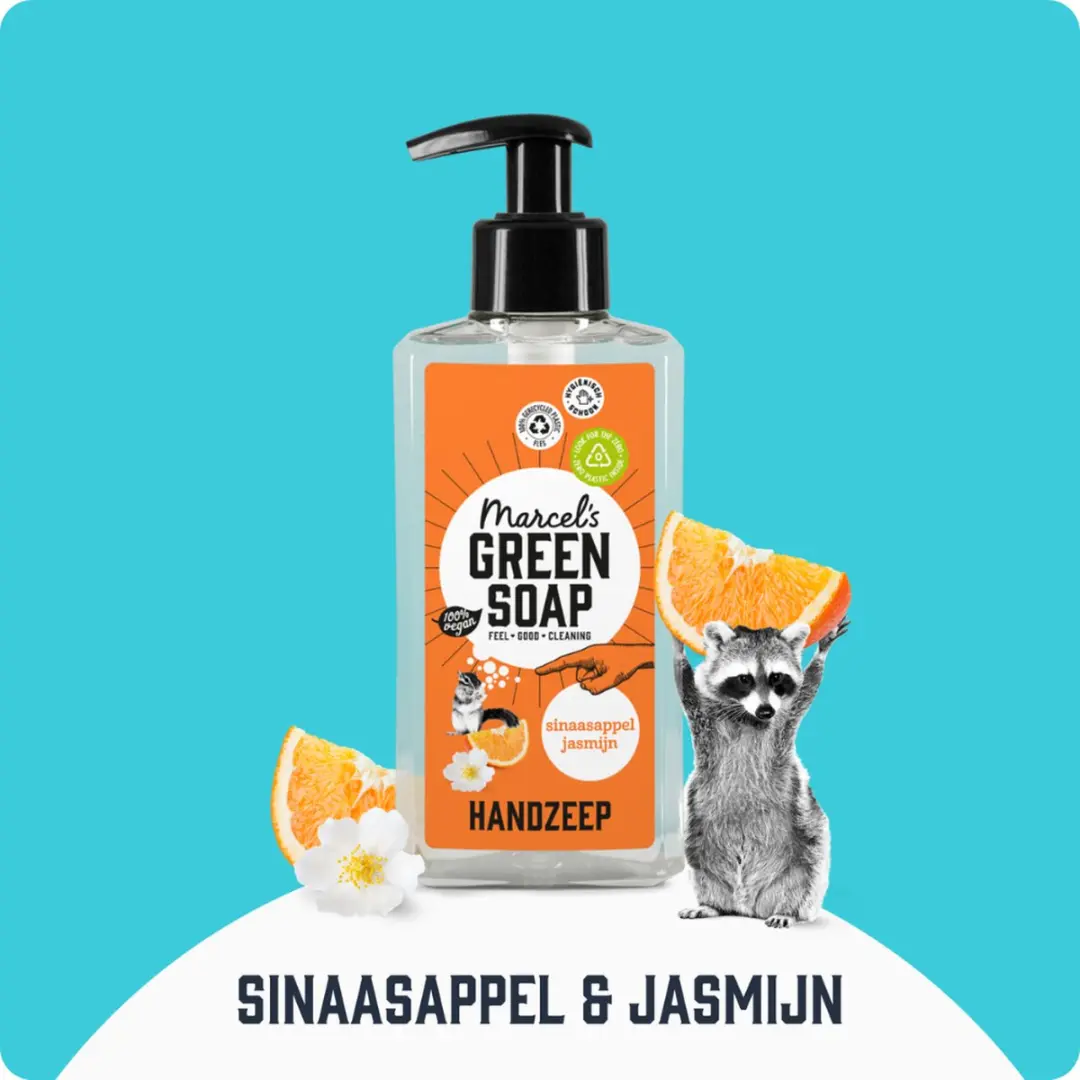 Marcel's Green Soap Handzeep Sinaasappel & Jasmijn 6x500ml