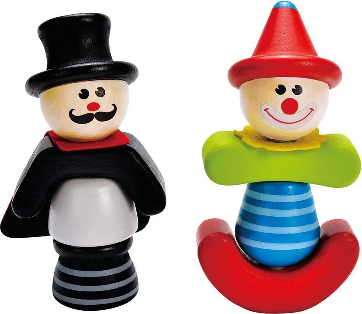 Hape Circus Stapelfiguren 10-delig Multicolor