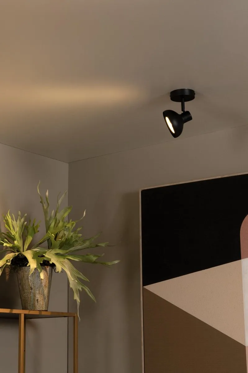 Lucide SENSAS Plafondspot GU10 ES111 - Zwart