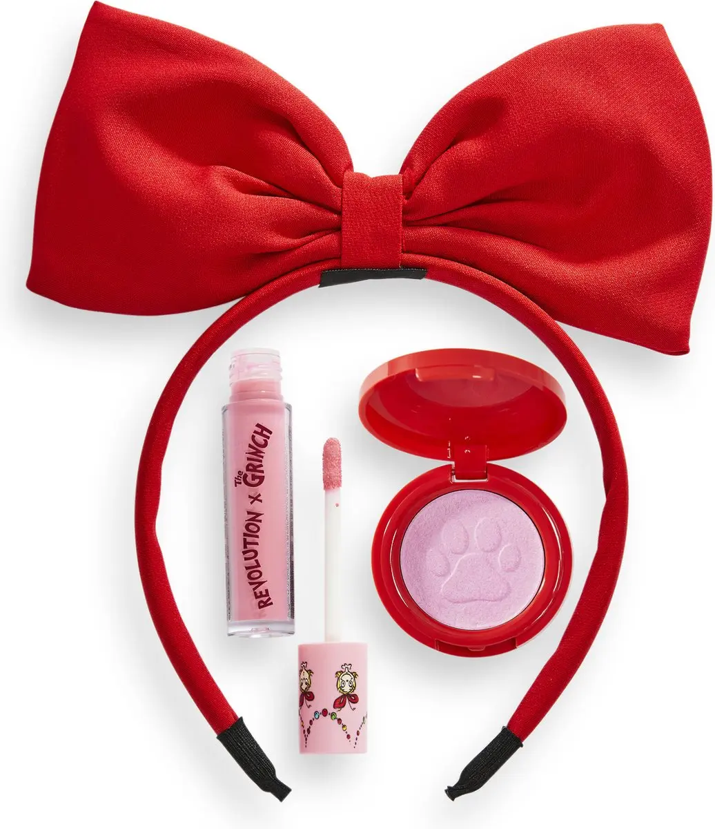 Makeup Revolution x The Grinch Whoville Kerst Make-up Set - 3 Stuks