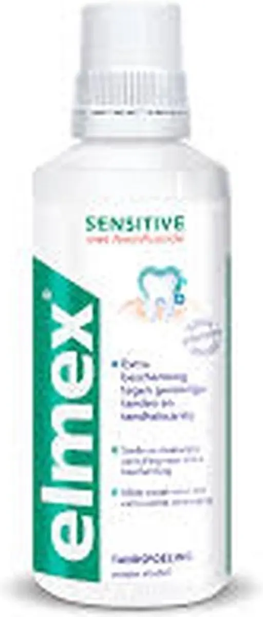 Elmex Mondwater Sensitive 400ml - 6 Stuks