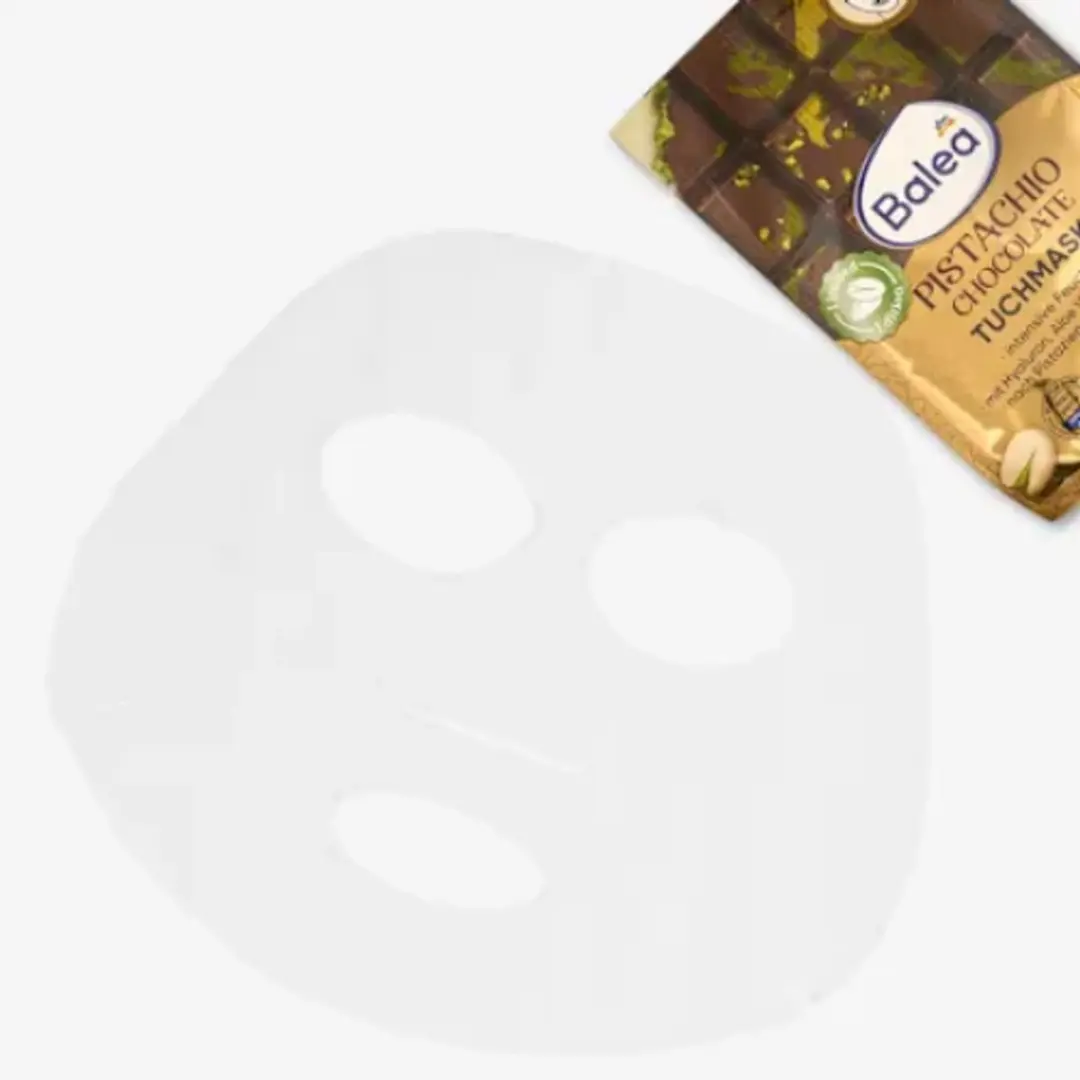 Balea Gezichtsmasker Pistachio Chocolate 20ml - Hyaluronzuur & Aloë Vera