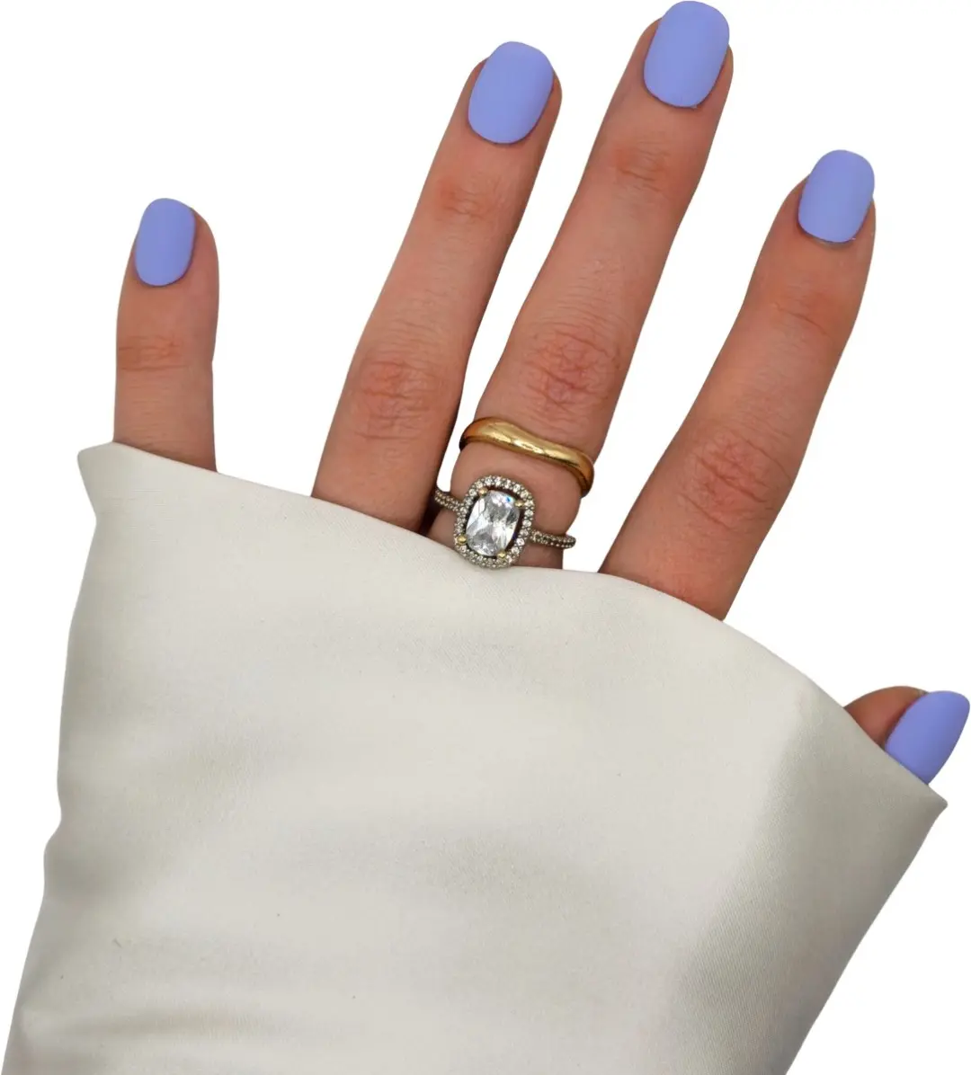 SD Press on Nails B-44 Lila Matte Plaknagels - 20 Stuks - afbeelding 6 van 6