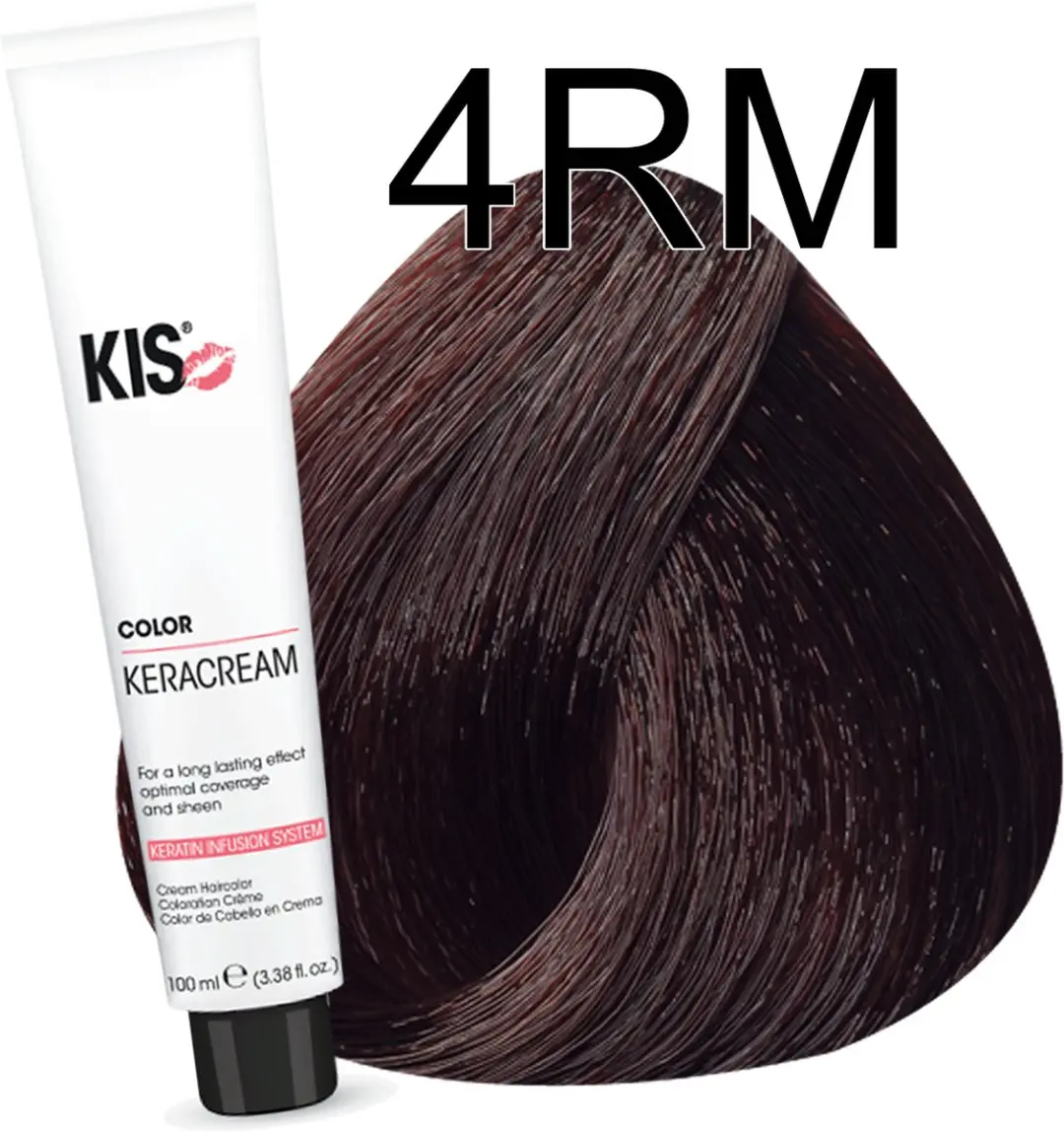 KIS Haarverf 4RM Donker Rood Mahonie - Permanent - 100ml