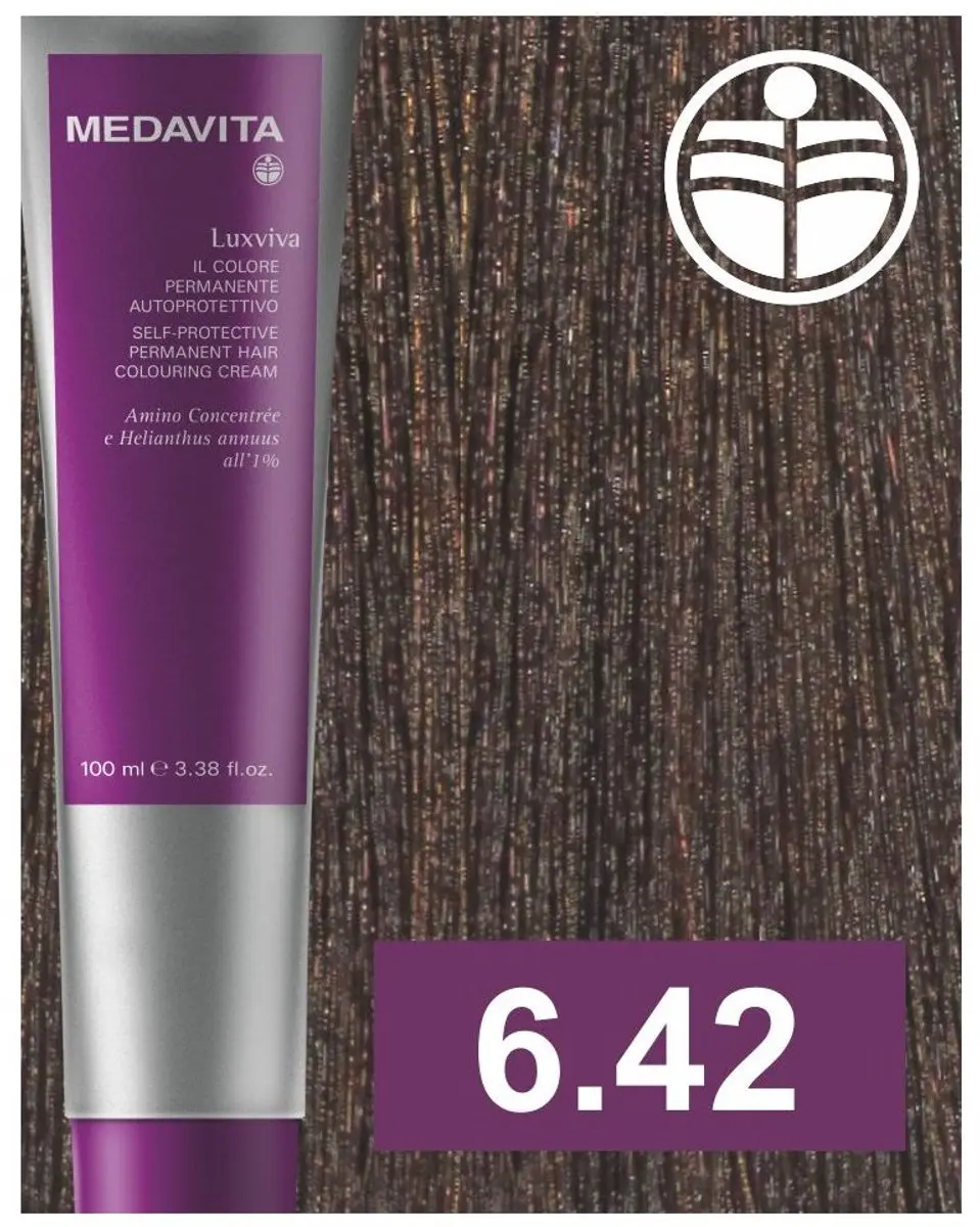 MEDAVITA Color Luxviva 6.42 Donkerblond Permanent