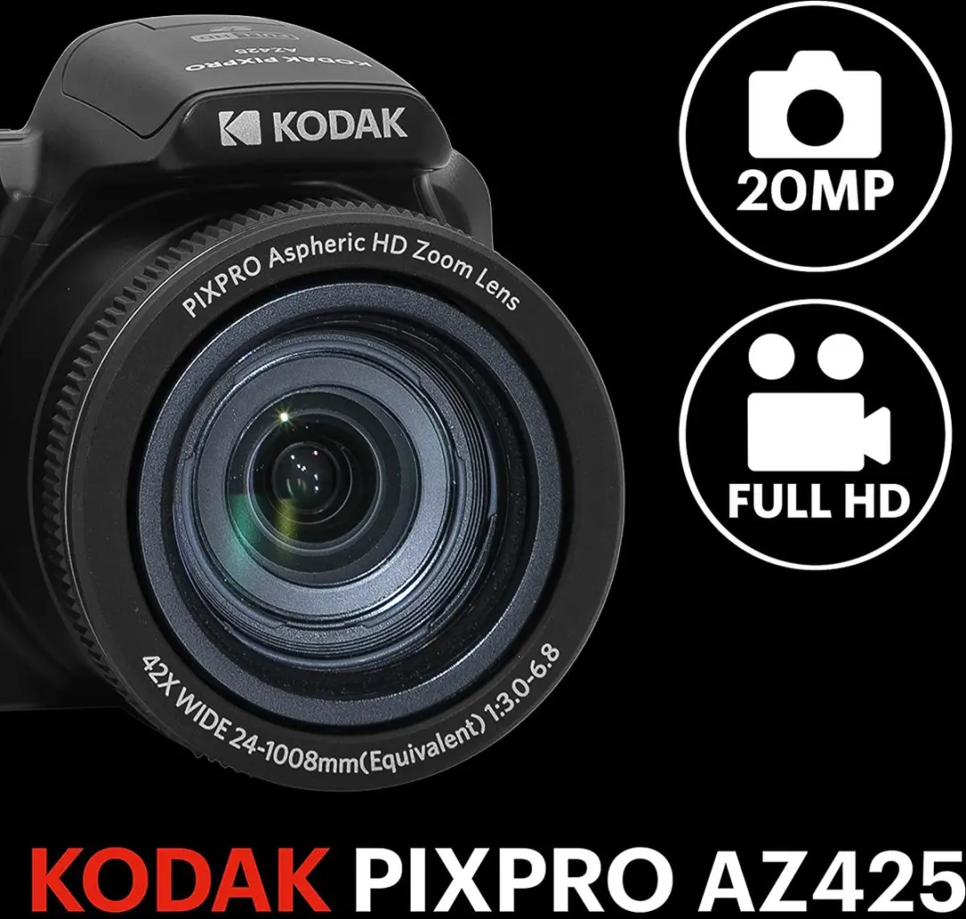 Kodak Pixpro AZ425 Compactcamera - Zwart