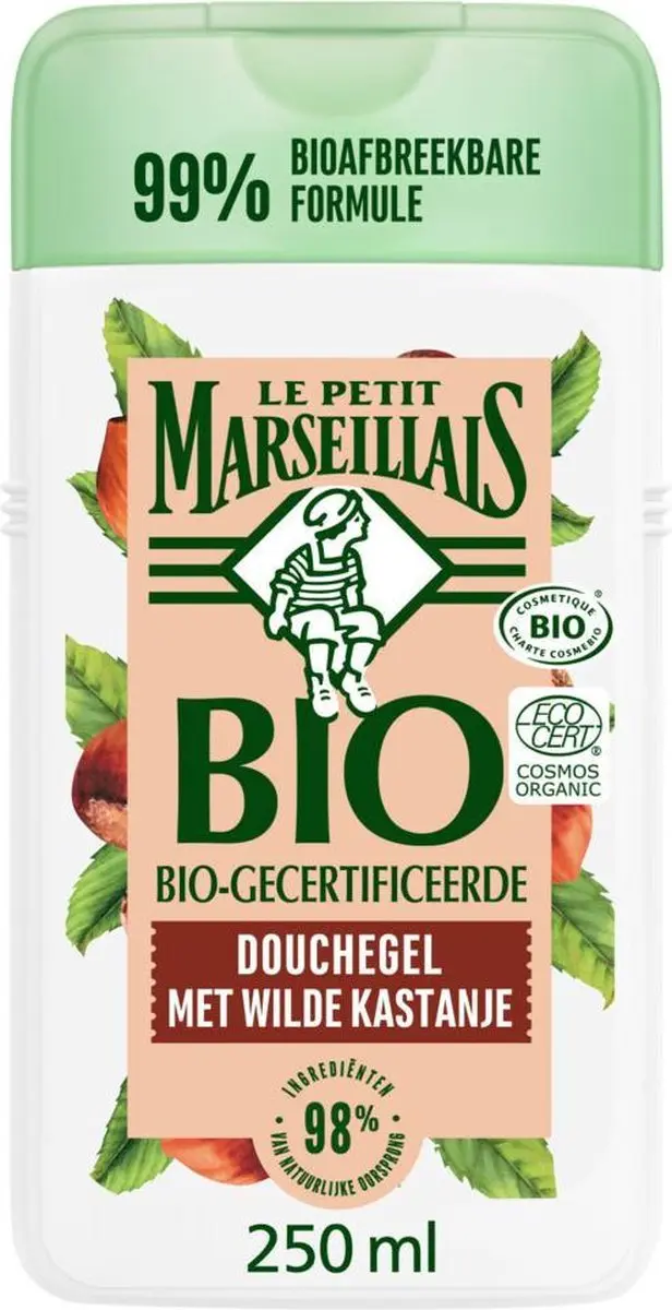 Le Petit Marseillais Douchegel Wild BIO Kastanje 250ml