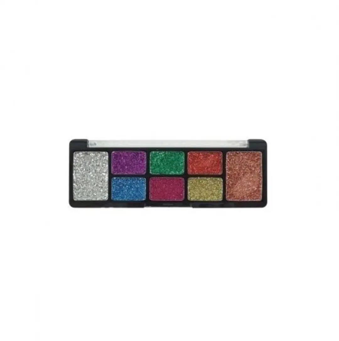 Easy Paris Cosmetics Glitter Palette 8 Tinten