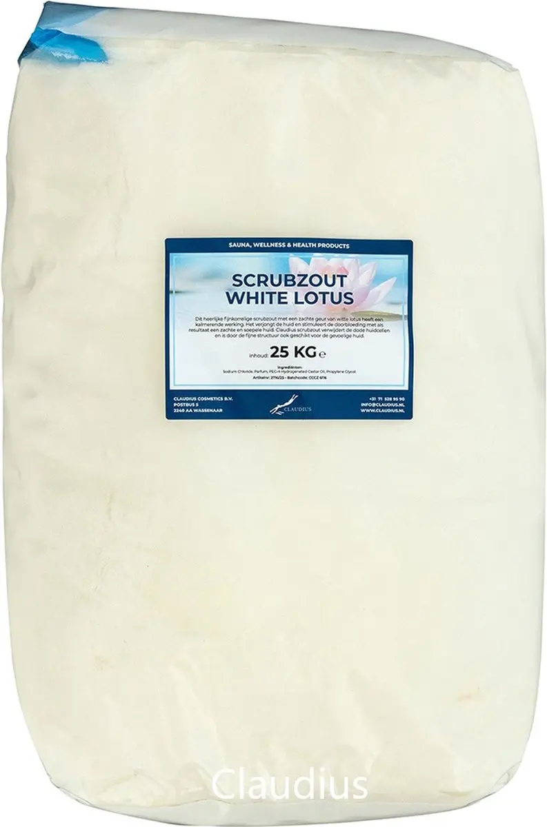 Splashbox Cosmetics Scrubzout White Lotus 25 kg