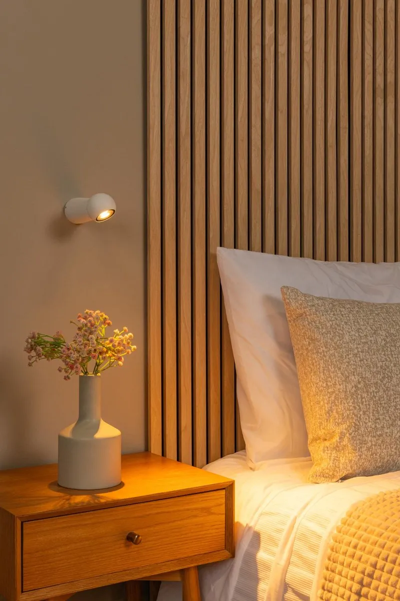 Lucide IPSOS Wandlamp Badkamer LED 6W 2700K IP54 - Wit