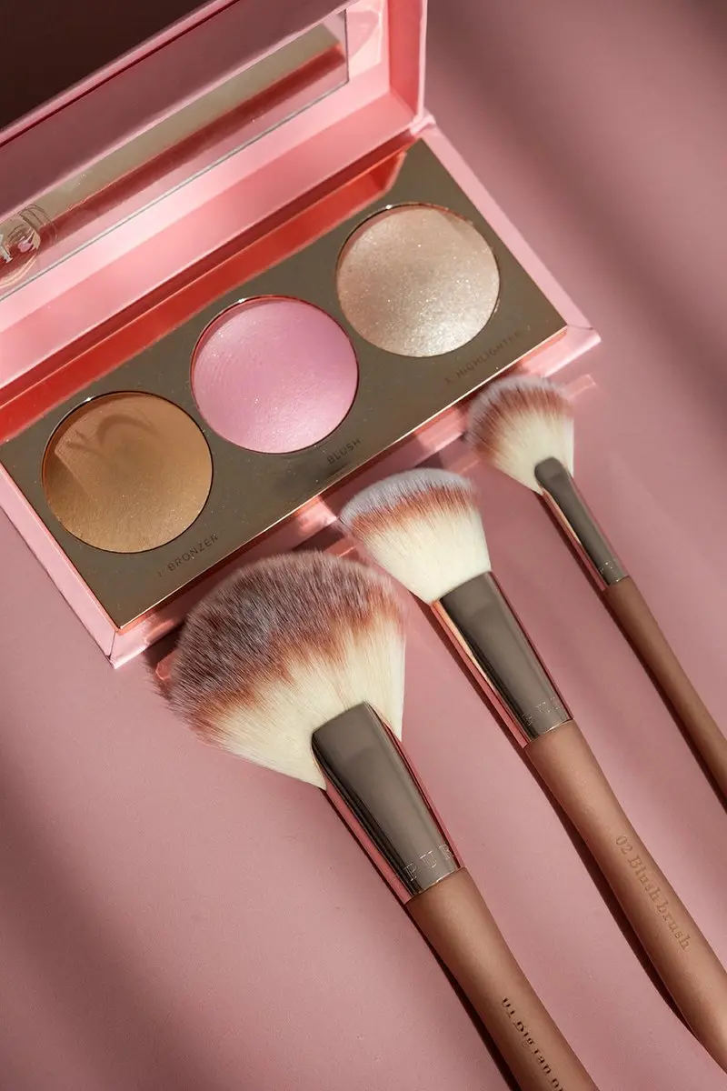 Cent Pur Cent Contour Glamour Pink 3-in-1 Highlighter Bronzer Blush - 21g