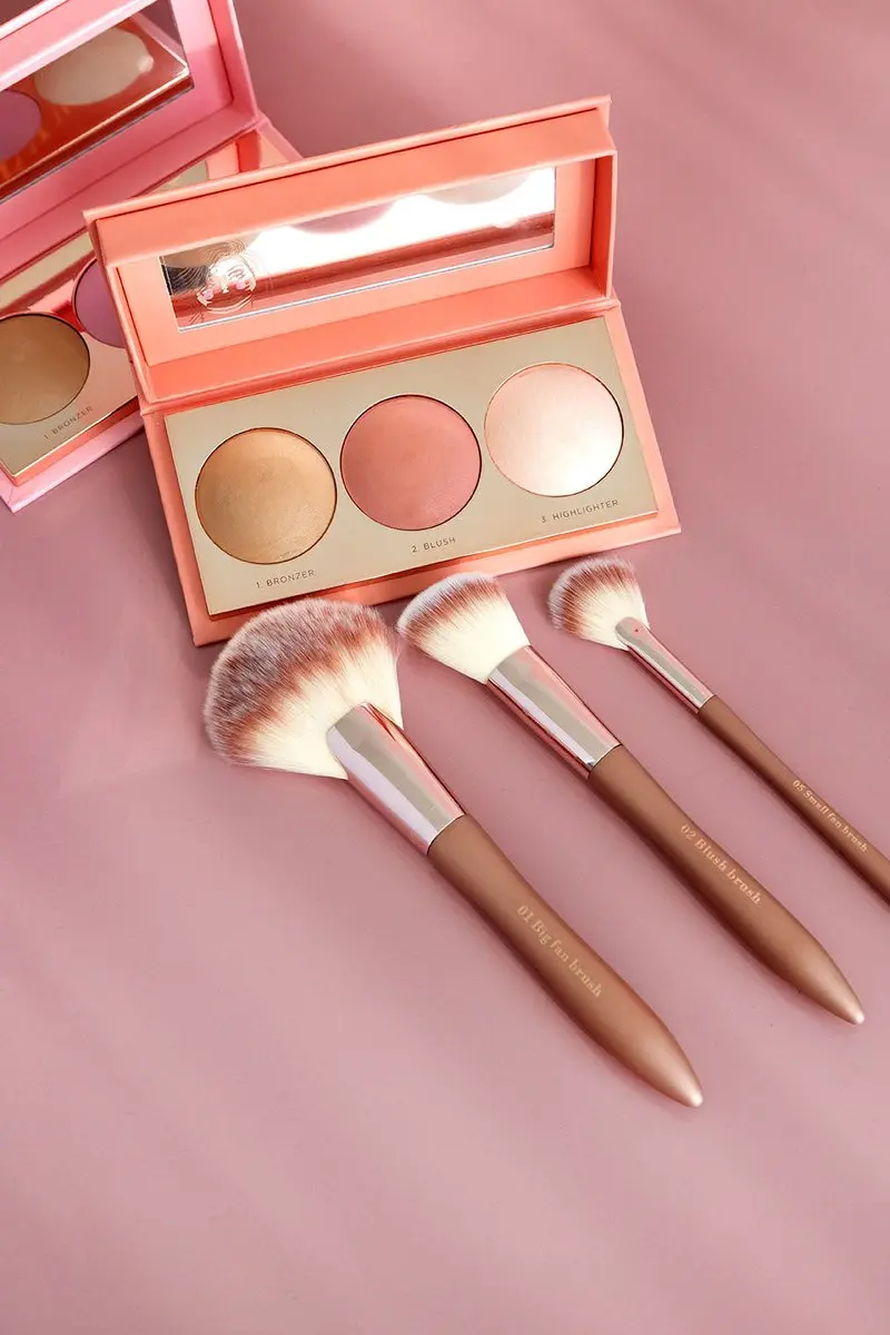 Cent Pur Cent Contour Glamour Pink 3-in-1 Highlighter Bronzer Blush - 21g