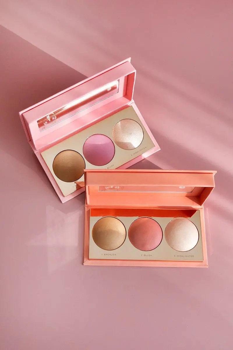 Cent Pur Cent Contour Glamour Pink 3-in-1 Highlighter Bronzer Blush - 21g