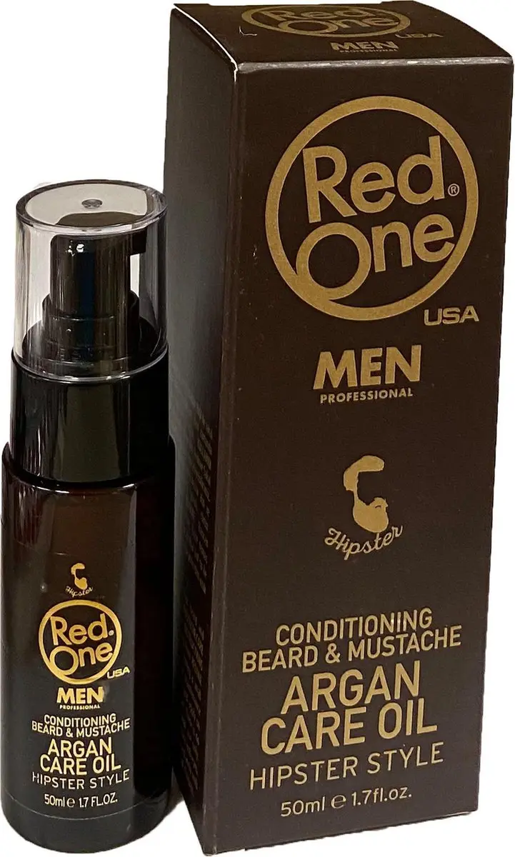 Red One Argan Olie Baard & Snor 50ml
