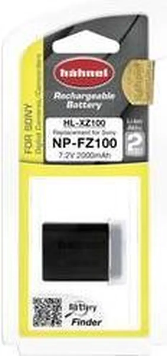 Hahnel HL-XZ100 Li-Ion Accu 2000mAh - Sony NP-FZ100