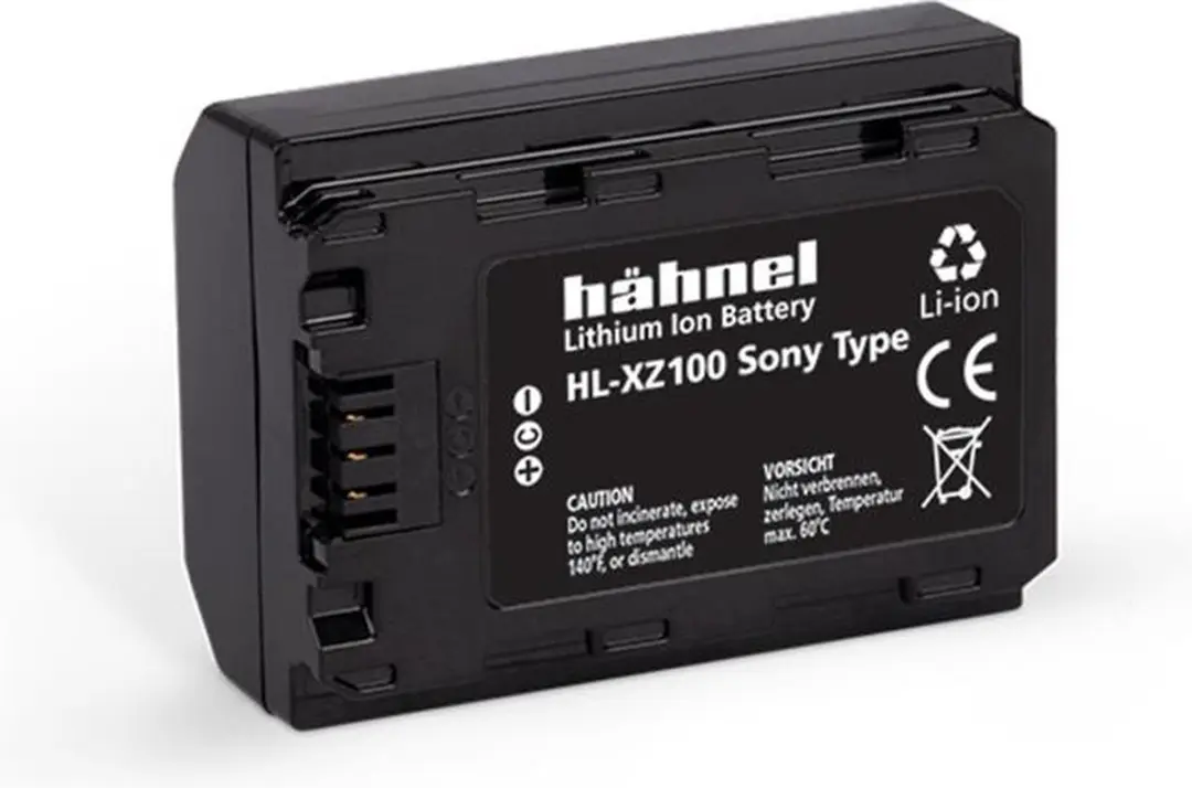 Hahnel HL-XZ100 Li-Ion Accu 2000mAh - Sony NP-FZ100 - afbeelding 6 van 6