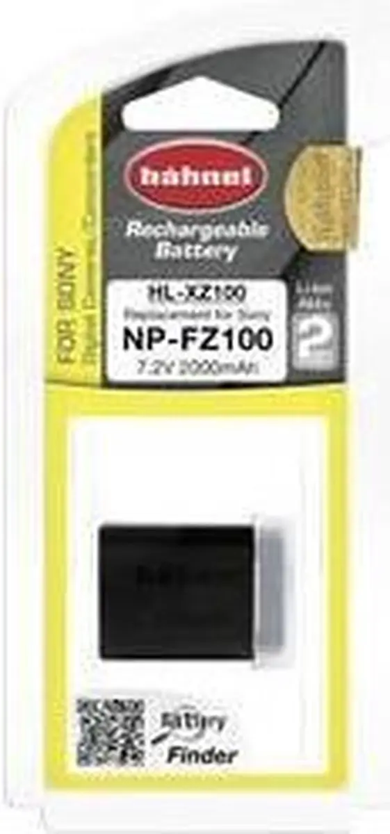 Hahnel HL-XZ100 Li-Ion Accu 2000mAh - Sony NP-FZ100