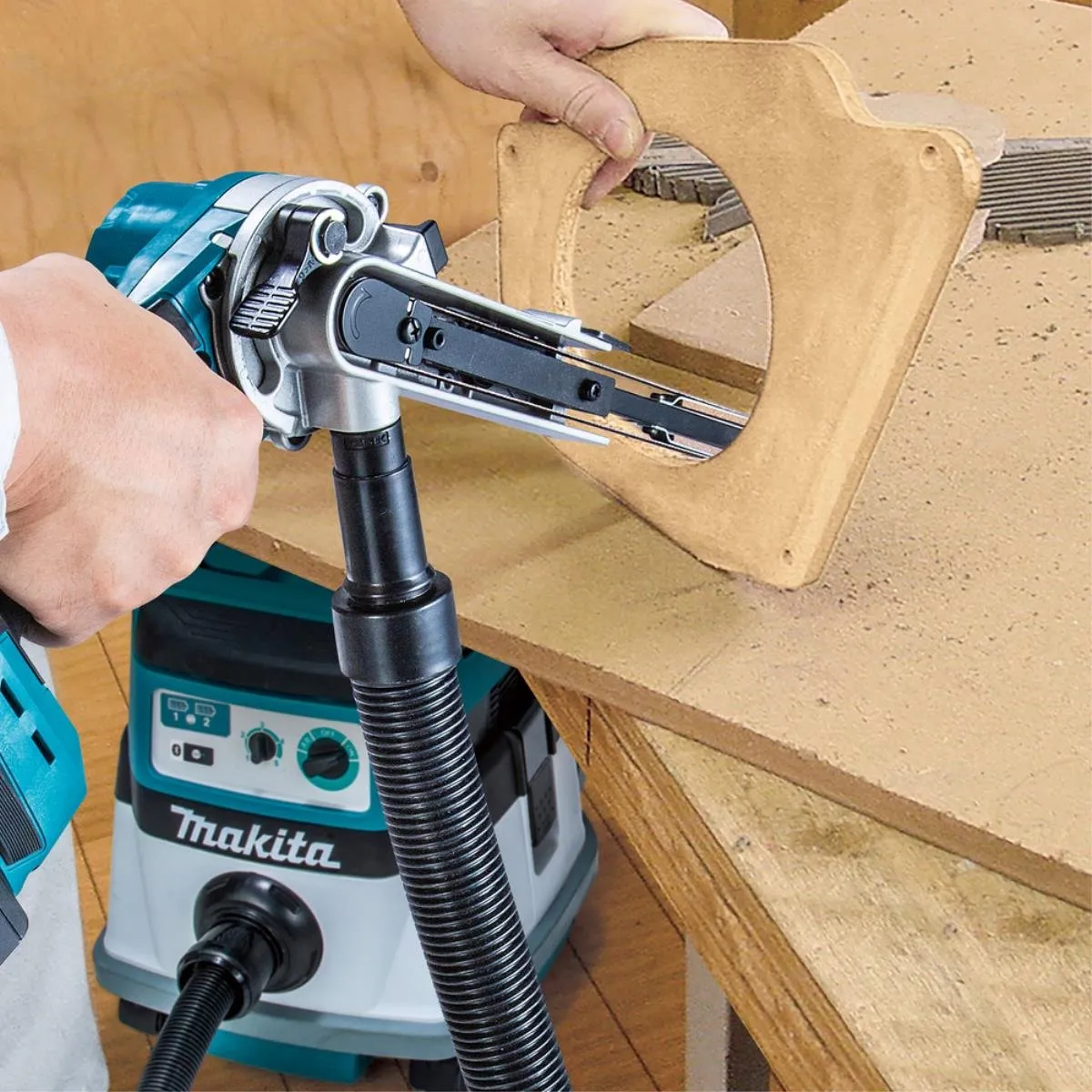 Makita Stofafzuigadapter 122652-8 - Grijs