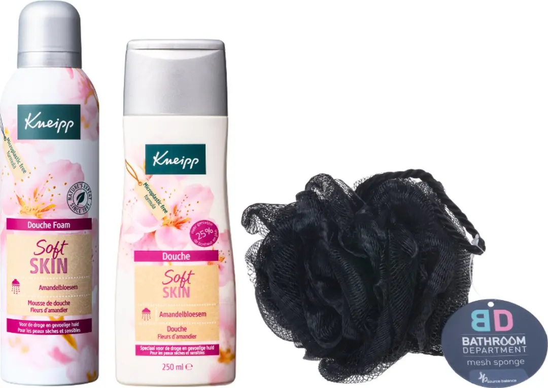 Kneipp Douche Soft Skin Cadeauset - Spons & Douchegel