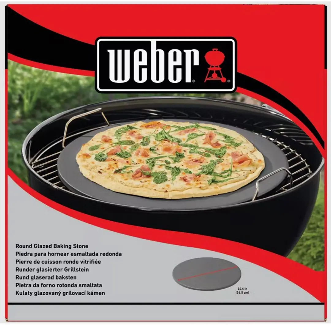 Weber Geglazuurde Pizzasteen Ø 36cm