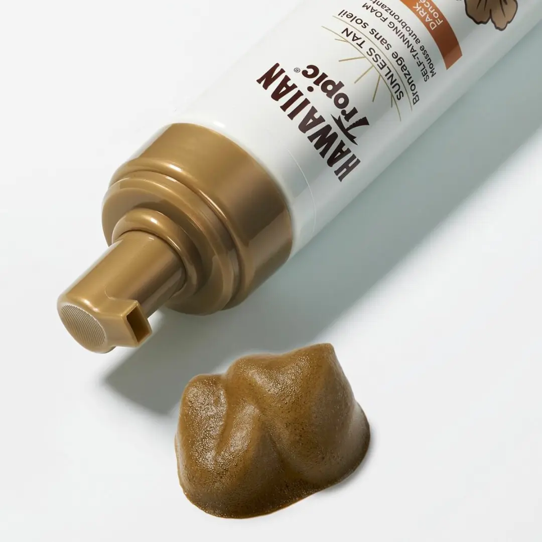 Hawaiian Tropic Sunless Tan Foam Dark 200ml - 3 Stuks
