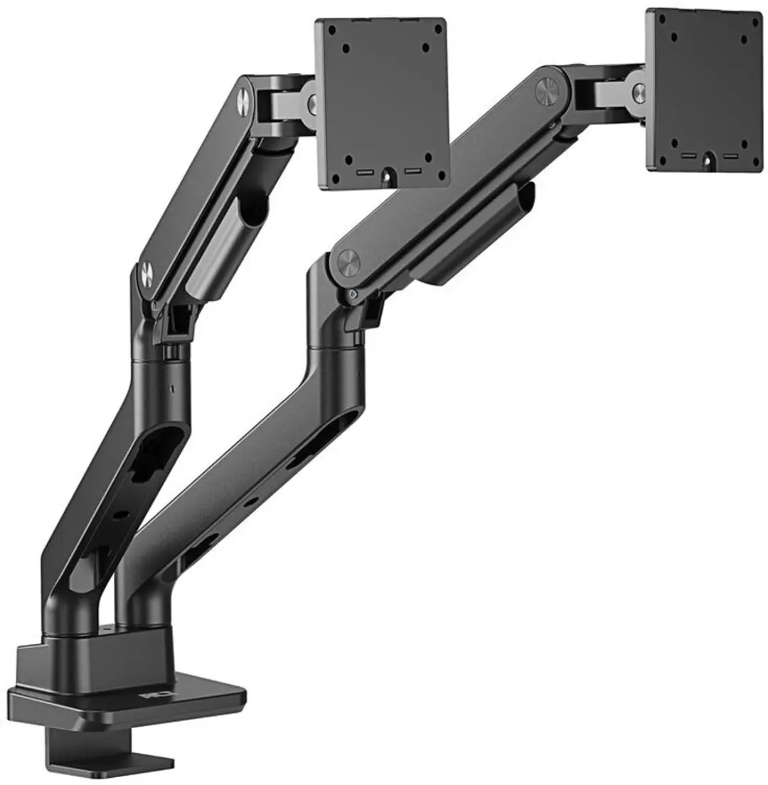 ACT Monitorarm AC8342 34" - 2 Schermen - Gasveer - Zwart - afbeelding 6 van 6