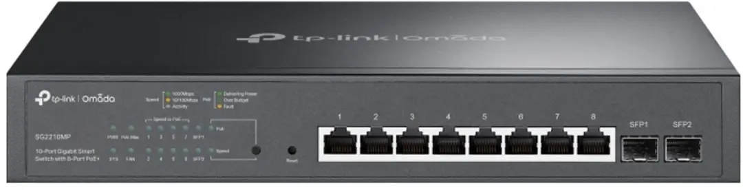TP-Link Omada TL-SG2210MP Managed Switch 8x PoE