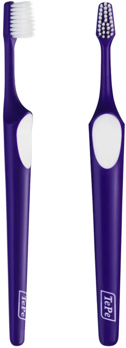 TePe Supreme Compact Tandenborstel - 3 Stuks - Paars/Wit