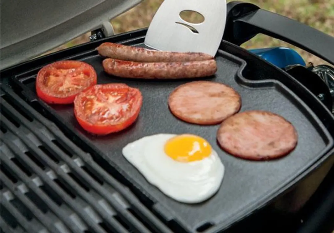 Weber Plancha Q 1000-serie 6558 - Gietstaal - Zwart