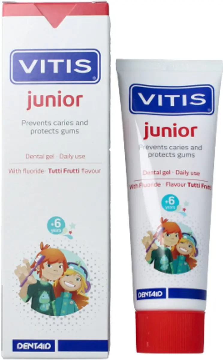 Vitis Junior Tandpasta Tutti Frutti 75ml
