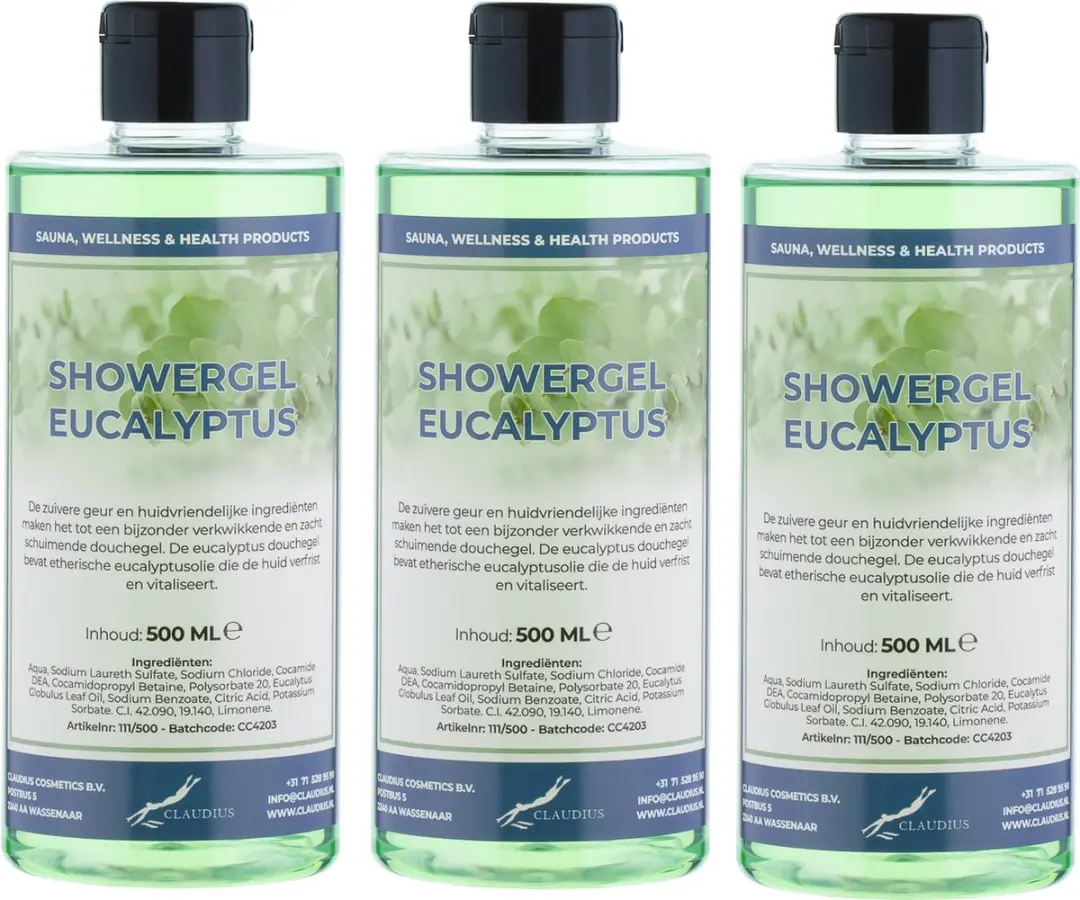 Splashbox Cosmetics Douchegel Eucalyptus 500ml