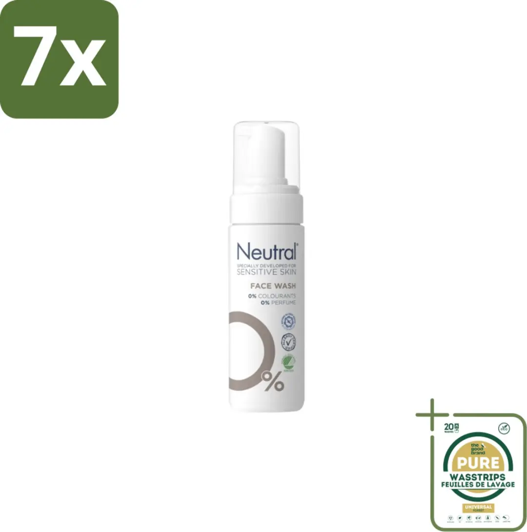 Neutral Facewash 150ml - 7 Stuks (7x150ml) - Gevoelige Huid