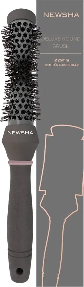 Newsha Deluxe Ronde Borstel 25mm