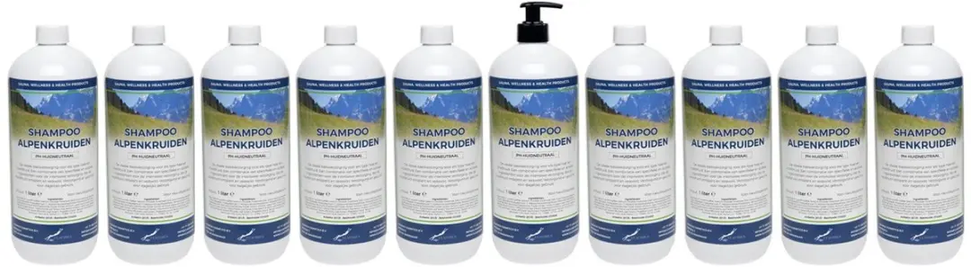 Splashbox Cosmetics Alpenkruiden Shampoo 1L