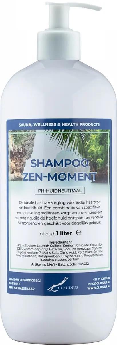 Splashbox Cosmetics Zen Moment Shampoo 1L