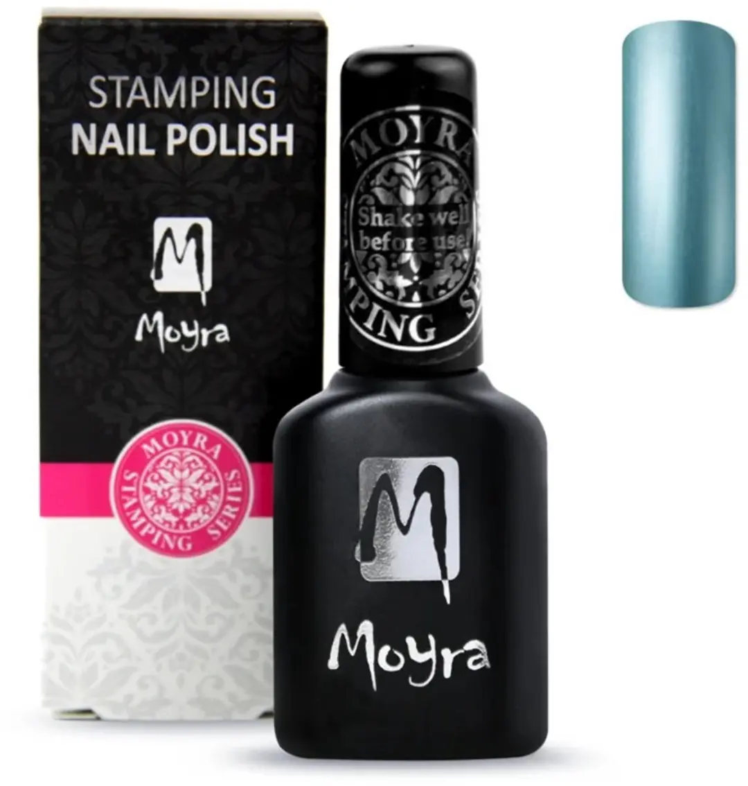Moyra Smart Stamping Nagellak SPS 16 Metallic Blauw