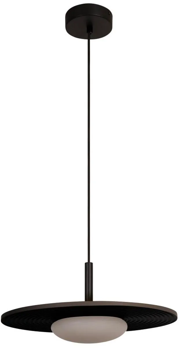 Lucide Carmino Hanglamp Ø38,7cm - 1x8W LED 2850K Taupe