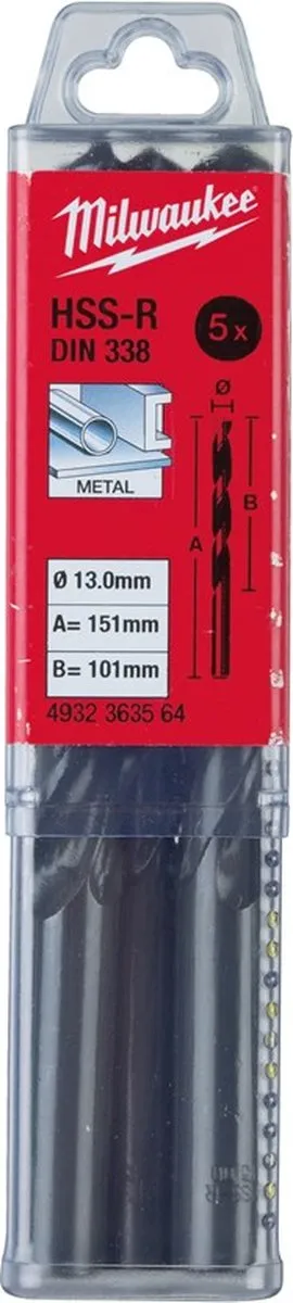 Milwaukee Metaalboren HSS-Rollforged 12mm