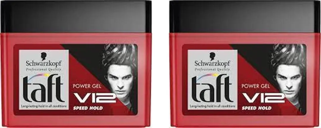Taft Men Power Gel V12 Hold 500ml (2x250ml)