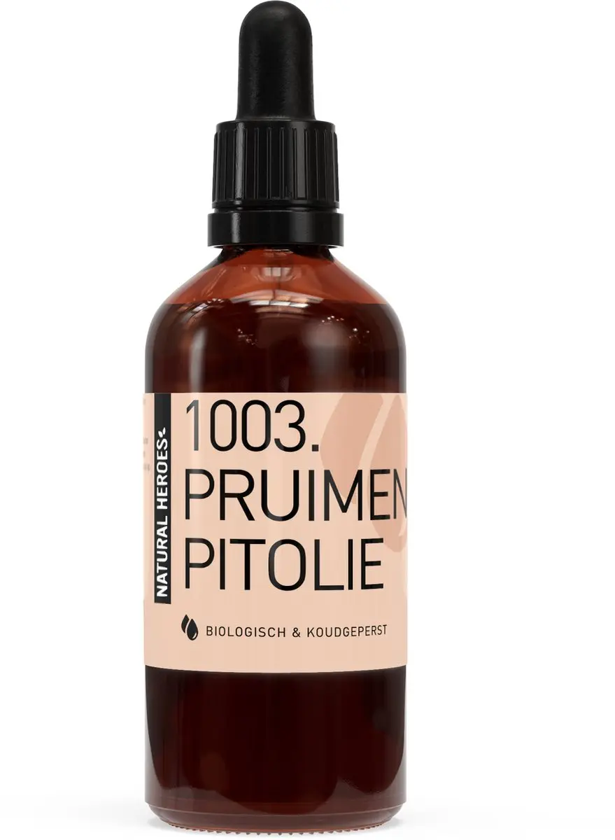 Natural Heroes Pruimenpitolie 100ml - Biologisch & Koudgeperst