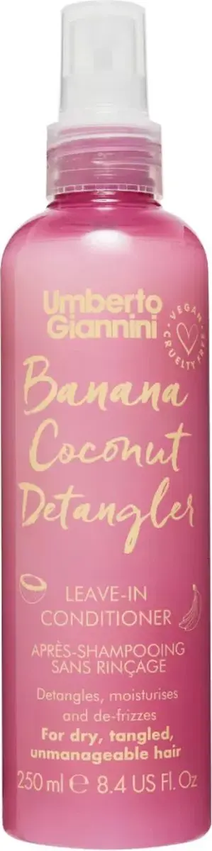 Umberto Giannini Banana Butter Detangler Leave-In Conditioner 250ml