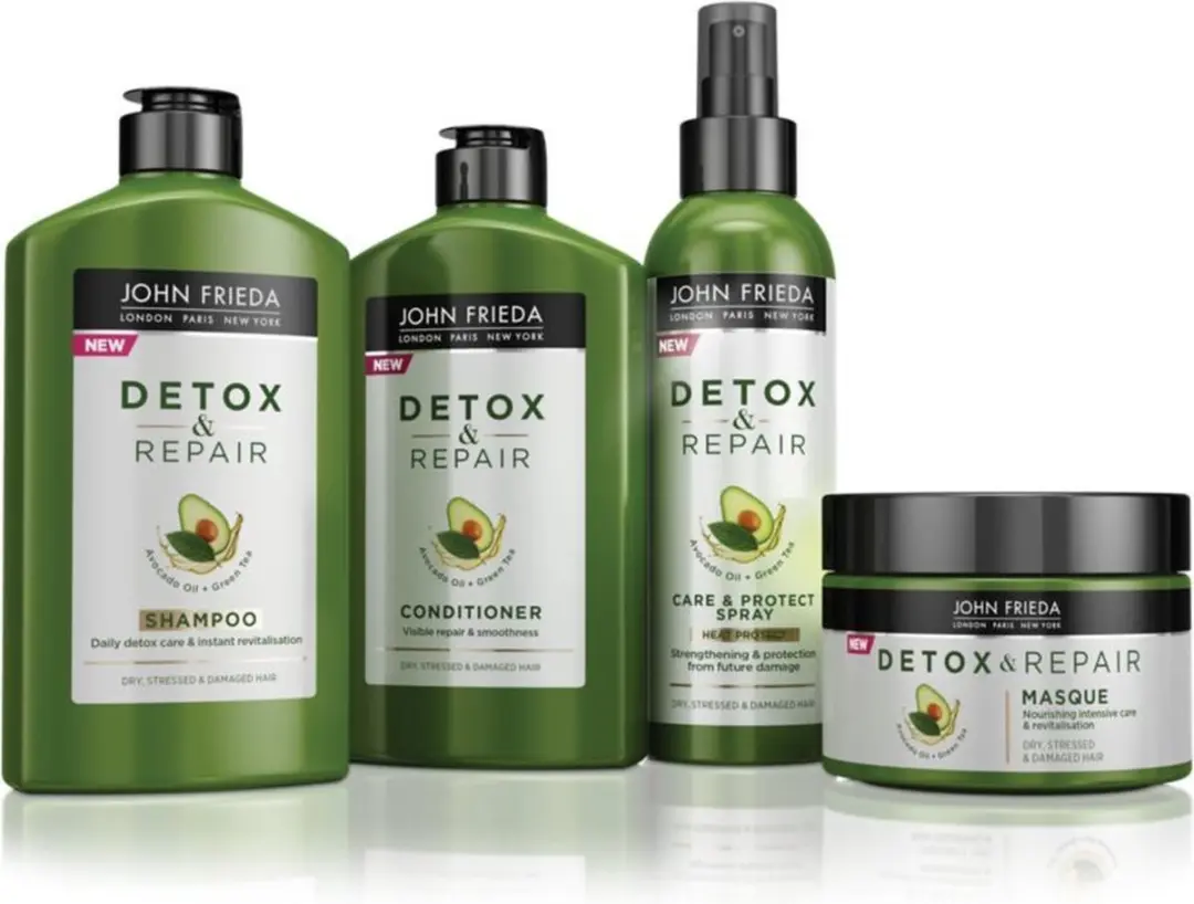 John Frieda Detox & Repair Spray - 4x250ml