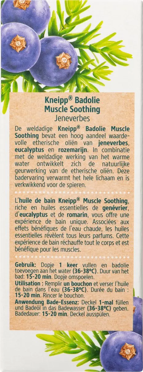 Kneipp Muscle Soothing Badolie Jeneverbes 100ml